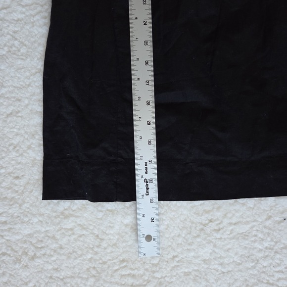 Old Navy Smocked Midi Skirt Pockets Boho Cottagecore Black Size 16 NWT - Picture 7 of 10